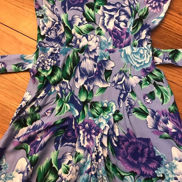 Hot Hawaiian print sleeveless 80’s vintage dress - Picture 3 of 8